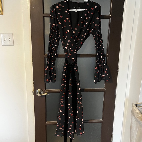 ModCloth Truth from my Red Lips Midi dress - Picture 1 of 3